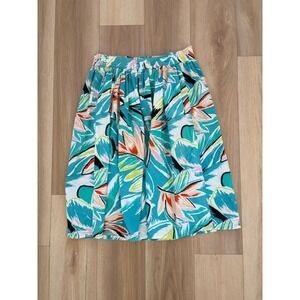 Vintage Plain Jane by Sweet Baby Jane Floral Print Cotton Skirt‎ Women's Size 7